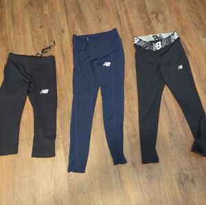 New Balance Black and Blue Joggers Trio